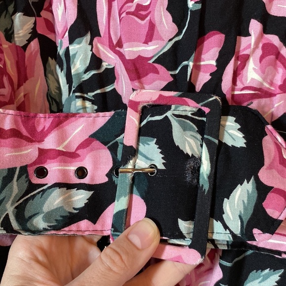 Vintage My Michelle rose floral dress - Picture 6 of 10